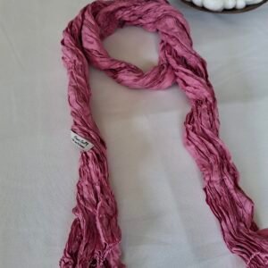 Fular Pembe Desenli