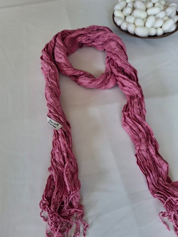 Fular Pembe Desenli