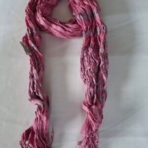 Fular Pembe Desenli