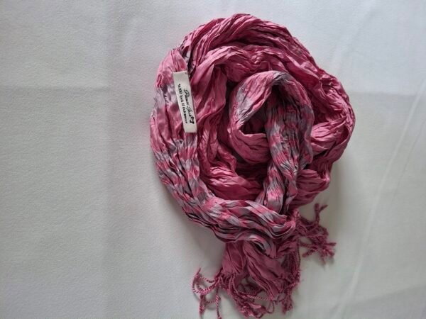 Fular Pembe Desenli - Görsel 2